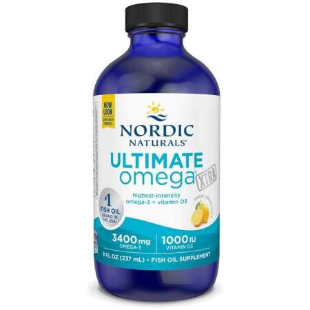 Nordic Naturals Ultimate Omega Xtra, 3400mg Lemon - 237 ml.