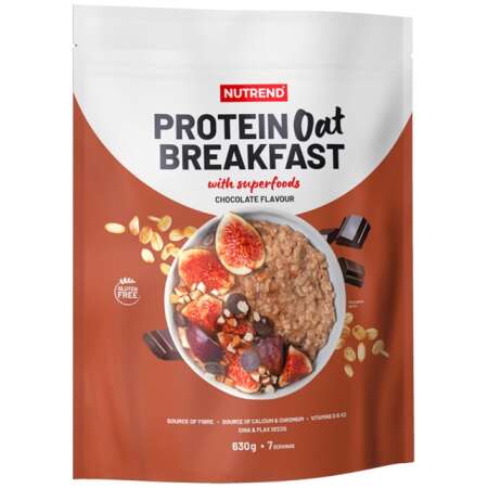 Nutrend Protein Oat Breakfast, Chocolate - 630g