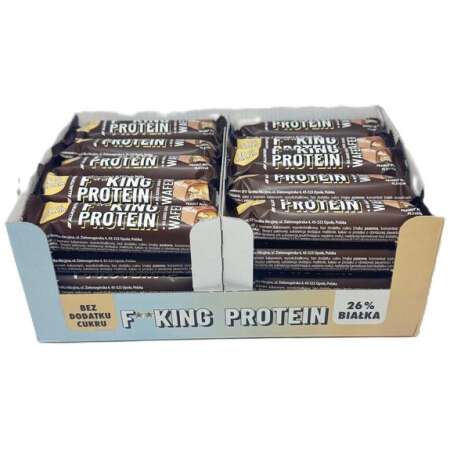 Allnutrition Fitking Protein Wafer, Peanut Butter - 40 x 39g