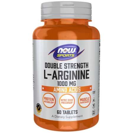 NOW Foods L-Arginine, 1000mg - 60 tablets