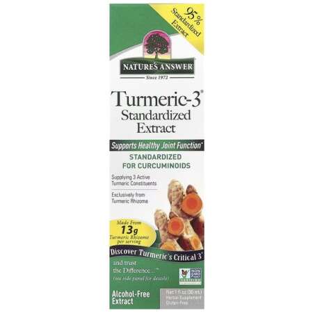 Nature's Answer Turmeric-3 Standardized Extract - 30 ml.