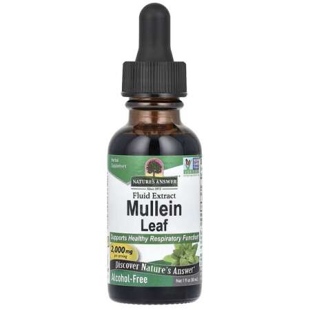 Nature's Answer Mullein Leaf, 2000mg - 30 ml.