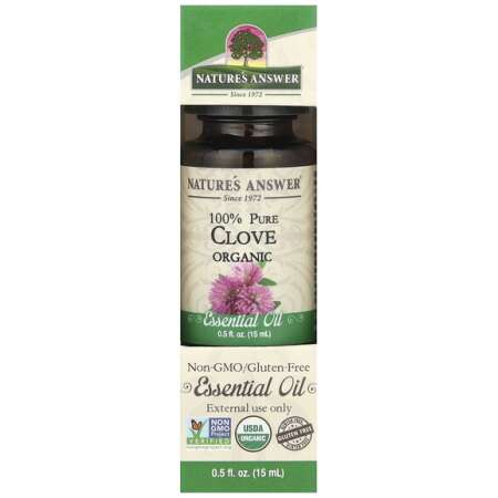 Nature's Answer 100% Pure Clove Essential Oil - 15 ml.