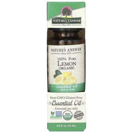 Nature's Answer 100% Pure Lemon Essential Oil - 15 ml.