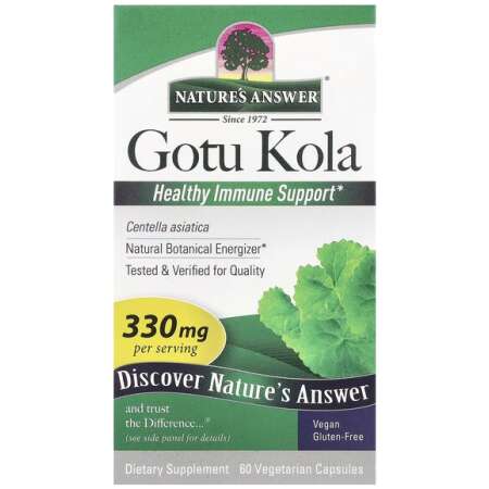 Nature's Answer Gotu Kola, 330mg - 60 vcaps