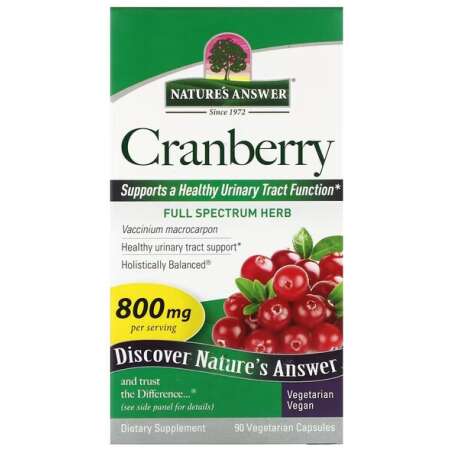 Nature's Answer Cranberry, 800mg - 90 vcaps