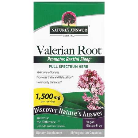 Nature's Answer Valerian Root, 1500mg - 90 vcaps