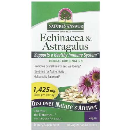 Nature's Answer Echinacea & Astragalus, 1425mg - 90 vcaps