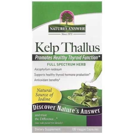 Nature's Answer Kelp Thallus - 100 vcaps