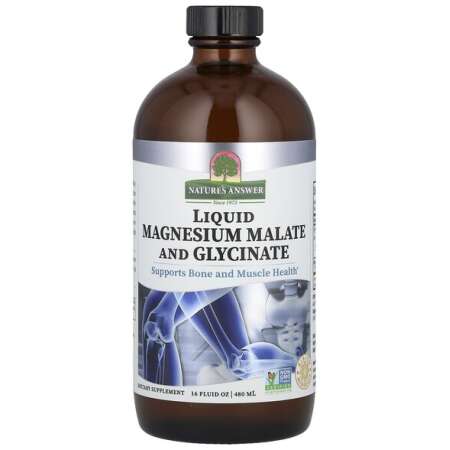 Nature's Answer Liquid Magnesium Malate and Glycinate - 480 ml.