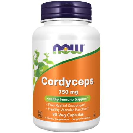 NOW Foods Cordyceps, 750mg - 90 vcaps