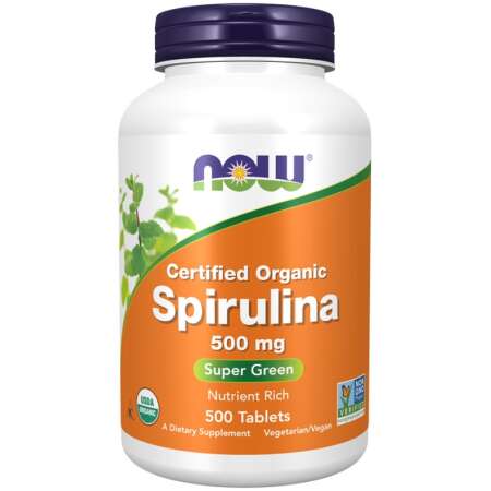 NOW Foods Spirulina, 500mg - 500 tabs