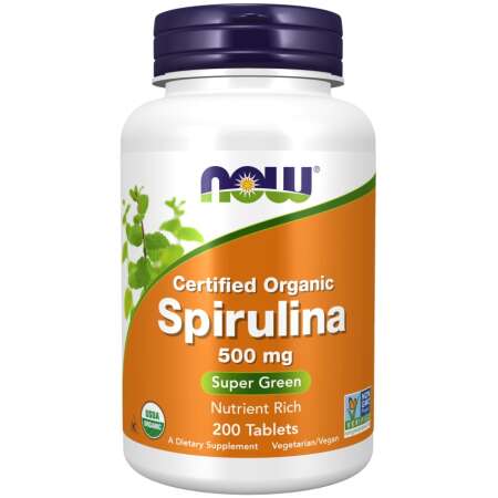 NOW Foods Spirulina, 500mg - 200 tabs