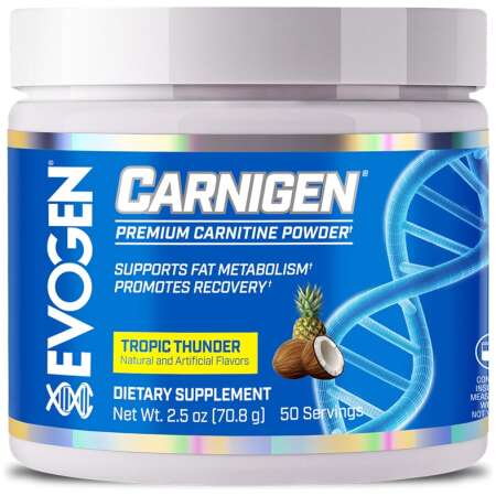 Evogen Carnigen Powder, Tropic Thunder - 70.8g