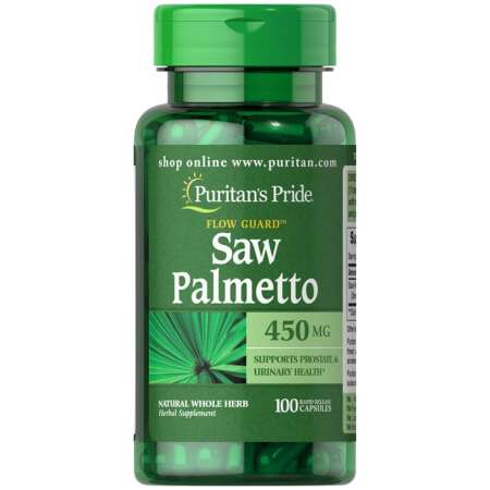 Puritan's Pride Saw Palmetto, 450mg - 100 caps