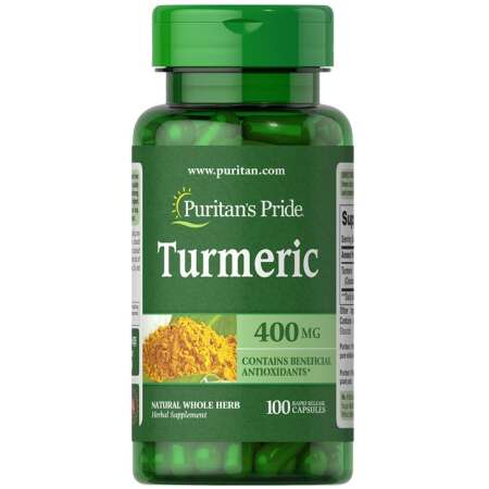 Puritan's Pride Turmeric, 400mg - 100 caps