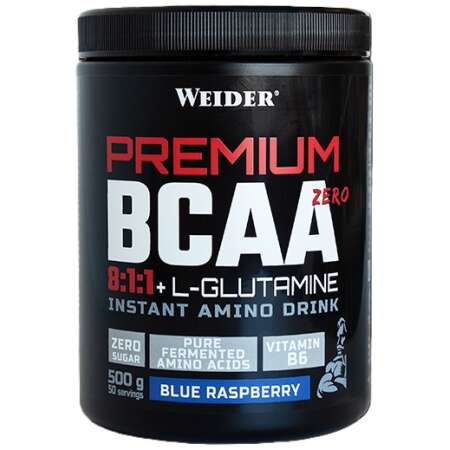 Weider Premium BCAA Zero, Blue Raspberry - 500g