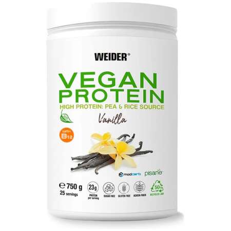 Weider Vegan Protein, Vanilla - 750g