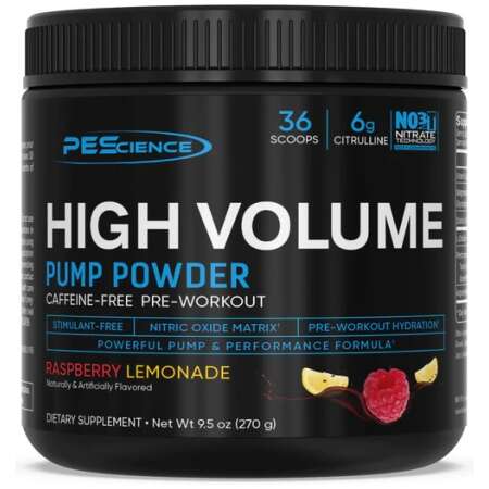 PEScience High Volume (New Formula), Raspberry Lemonade - 270g