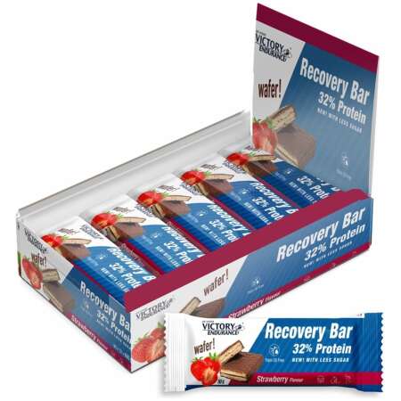 Weider Joe Weider Victory Endurance Recovery Bar, Strawberry - 12 x 50g