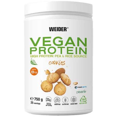Weider Vegan Protein, Cookies - 750g