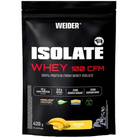 Weider Isolate Whey 100 CFM, Banana - 420g