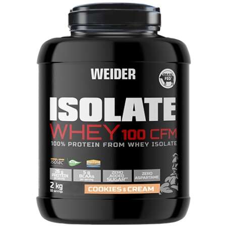 Weider Isolate Whey 100 CFM, Cookies & Cream - 2000g