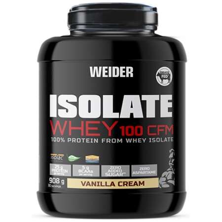 Weider Isolate Whey 100 CFM, Vanilla Cream - 908g
