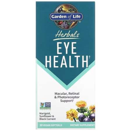 Garden of Life Herbals Eye Health - 30 vegan softgels