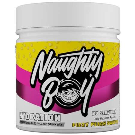 Naughty Boy Hydration, Fizzy Peach Sweets - 255g