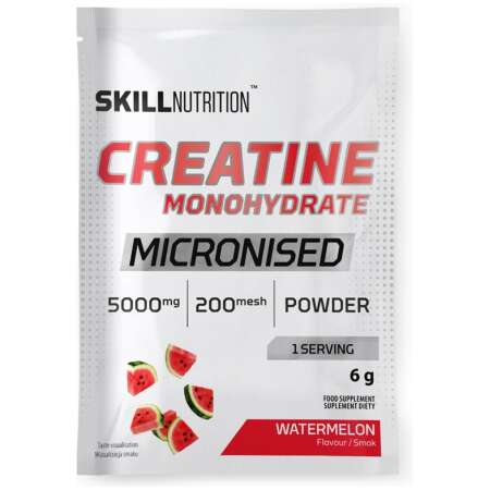 Skill Nutrition Micronised Creatine Monohydrate, Watermelon - 6g (1 serving)