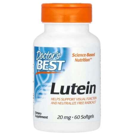 Doctor's Best Lutein with FloraGLO, 20mg - 60 softgels