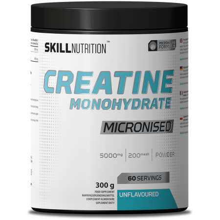 Skill Nutrition Micronised Creatine Monohydrate Unflavoured - 300g