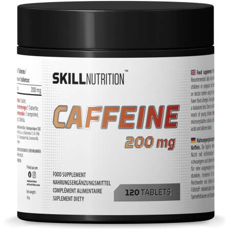 Skill Nutrition Caffeine, 200mg - 120 tabs