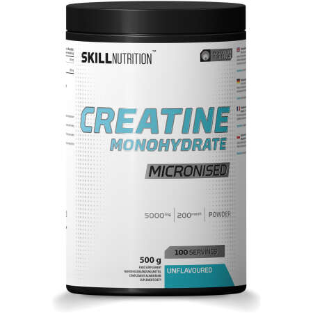 Skill Nutrition Micronised Creatine Monohydrate Unflavoured - 500g
