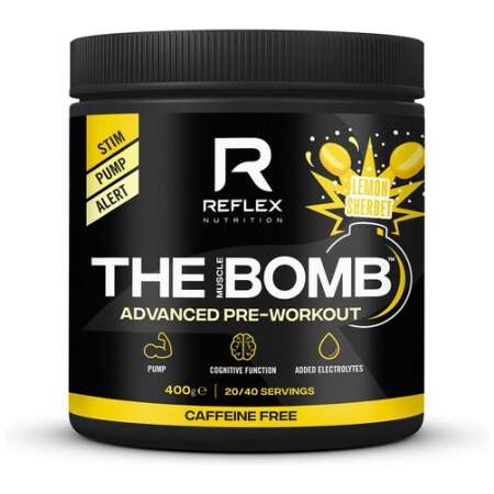 Reflex Nutrition The Muscle Bomb Caffeine Free, Lemon Sherbet - 400g