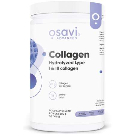 Osavi Collagen Hydrolysed Type I & III, Unflavored - 600g
