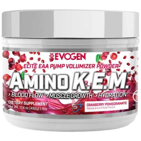 Evogen Amino K.E.M. EAA, Cranberry Pomegranate - 492g