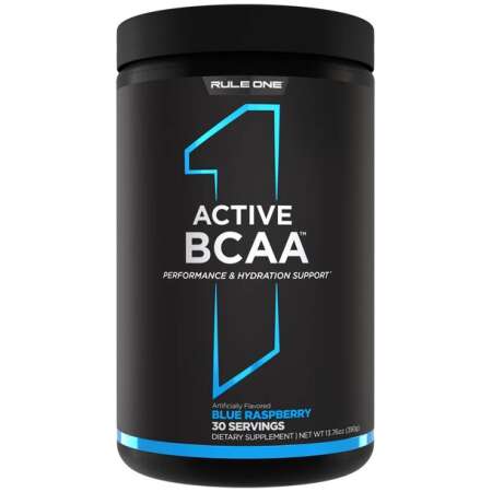 Rule One Active BCAA, Blue Raspberry - 390g