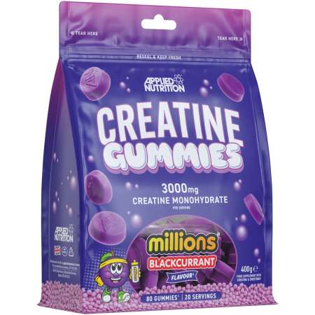 Applied Nutrition Creatine Gummies, Millions Blackcurrant - 80 gummies