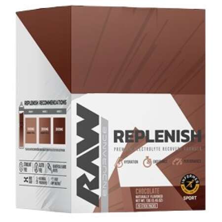 Raw Nutrition Replenish, Chocolate - 20 stick packs