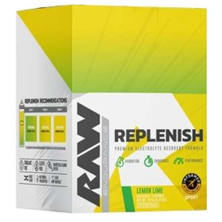 Raw Nutrition Replenish, Lemon Lime - 20 stick packs