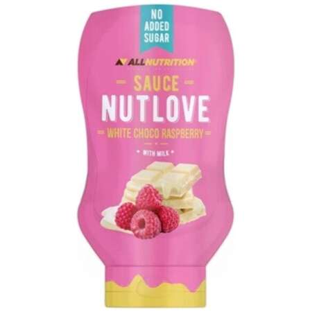 Allnutrition Nutlove Sauce, White Choco Raspberry - 280 ml.