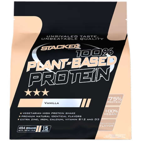 Stacker2 Europe 100% Plant Based Protein, Vanilla - 454g