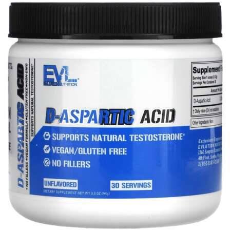 EVLution Nutrition D-Aspartic Acid - 94g
