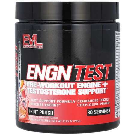 EVLution Nutrition ENGN Test, Fruit Punch - 285g