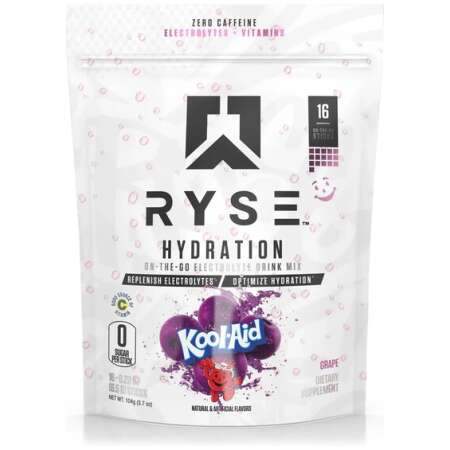 RYSE Hydration Sticks, Kool-Aid Grape - 16 x 6.5g