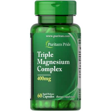 Puritan's Pride Triple Magnesium Complex, 400 mg - 60 caps