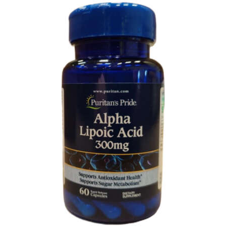 Puritan's Pride Alpha Lipoic Acid, 300mg - 60 caps
