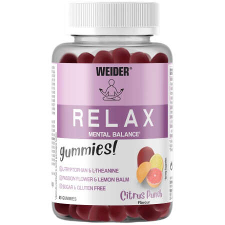 Weider Relax, Citrus Punch - 40 gummies
